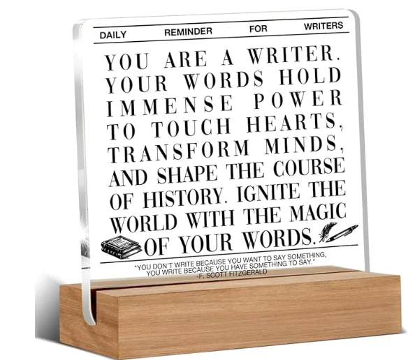 Author Keepsake for Desk